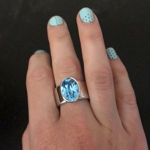 Swarovski Touchstone crystal ring.